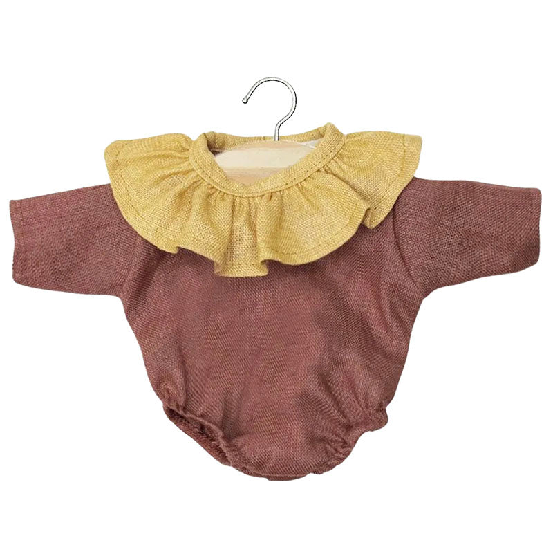 Minikane Doll Clothing, Romper with Ruffled Collar, 34 / 37cm