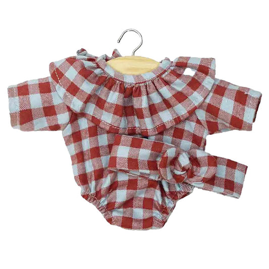 Minikane-Puppenkleidung, Strampler und Stirnband, 34 / 37cm