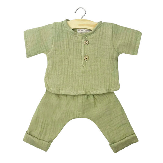 Minikane Doll Clothing, Andrea Set Green, 34 / 37cm