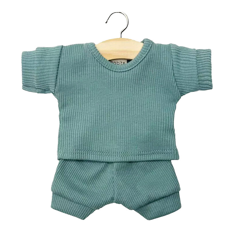 Baby Doll Kurzer Pyjama ''Morgan Bleu'' 28 cm