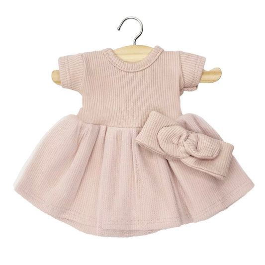 Minikane Pink Short Sleeved Tutu and Headband, 28cm