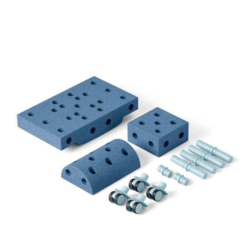 MODU Curiosity Set, Himmelblau / Tiefblau