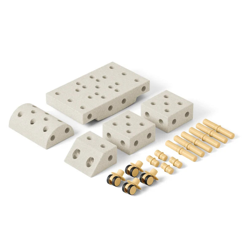MODU Explorer Set, Sandgrau / Honiggelb