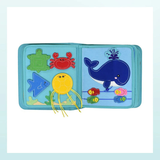 Montessori Book & Backpack Set, Under Water