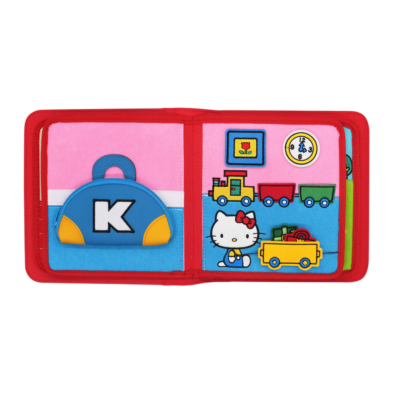 Hello Kitty Montessori Buch- & Rucksack-Set, Rot