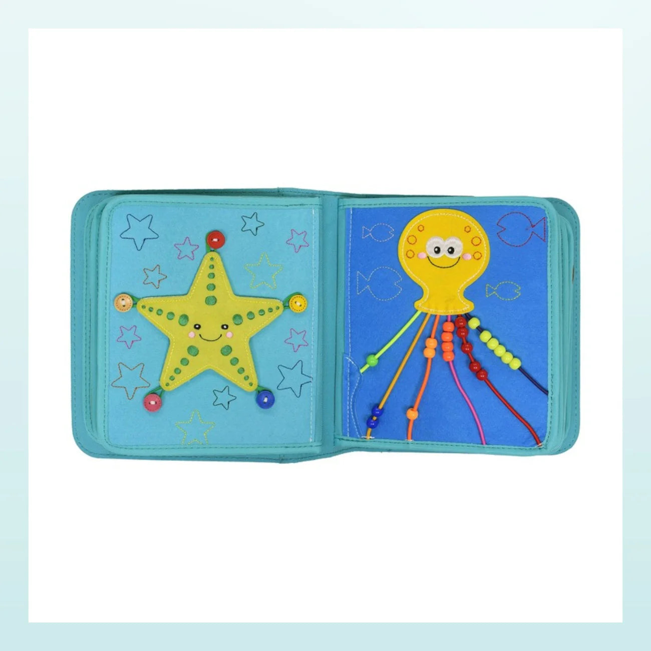 Montessori Book & Backpack Set, Under Water