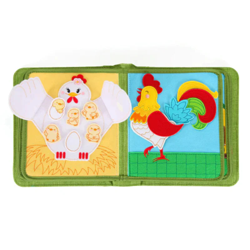 Montessori Buch- & Rucksack-Set, Fleißiger Bauernhof