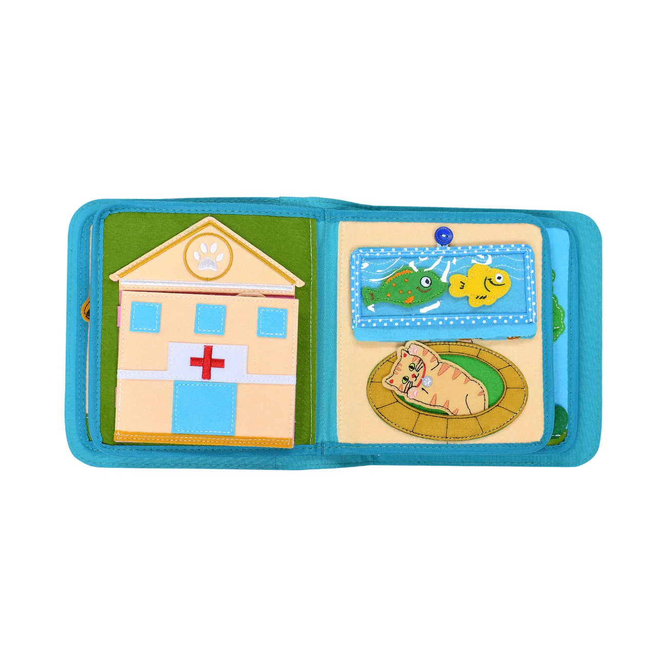 Montessori Buch- & Rucksack-Set, Glückskatze