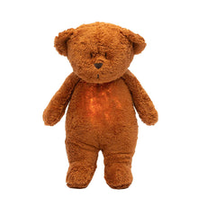 Lade das Bild in den Galerie-Viewer, Moonie Humming Organic Bär 2.0 mit Lampe „Caramel Natur“
