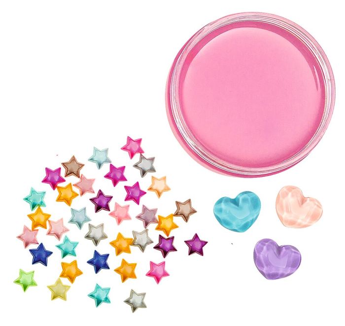 Slime Putty with Accessories, Pink
