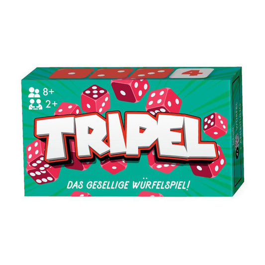 Taschenspiel Würfelspiel „Tripel“