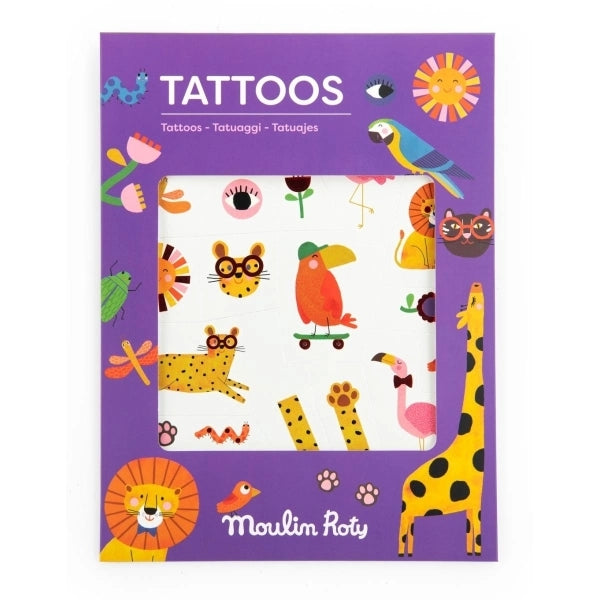 Temporary Tattoo Set, Les Toupitis