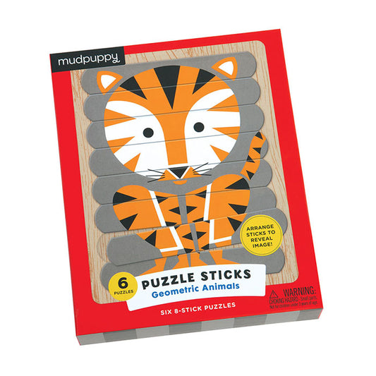 Puzzle-Sticks „Geometrische Tiere“