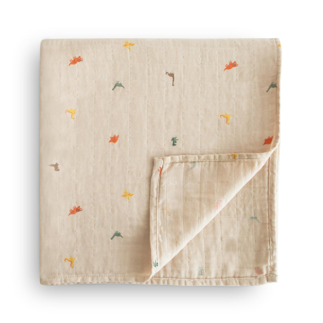 Swaddle Organic Muslin Cloth ''Dinosaurs''