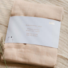 Load image into Gallery viewer, Muslin Cloth, Set of 3 &#39;&#39;Apricot Illusion&#39;&#39;
