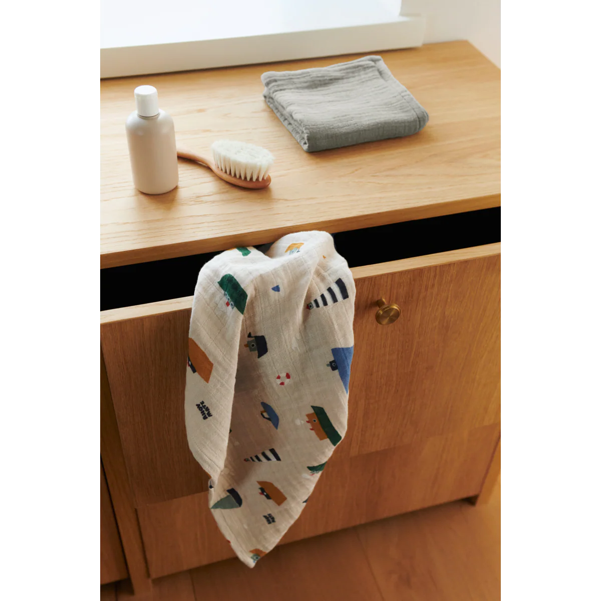 Muslin Cloth 2 Pack, Sailing / Dove Blue Mix