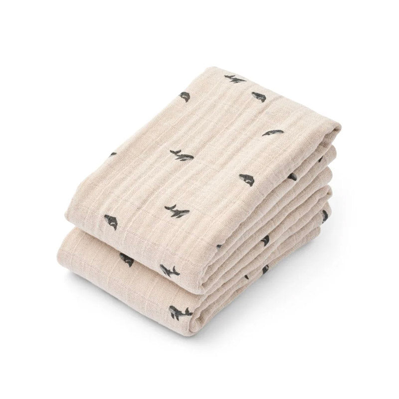Musselintuch 2er Pack, Mini Wal