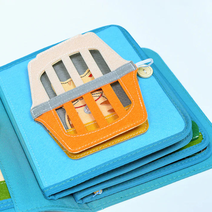 Montessori Buch- & Rucksack-Set, Glückskatze