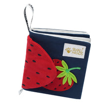 Load image into Gallery viewer, Small Hands Fabric Baby Book, Fruit
