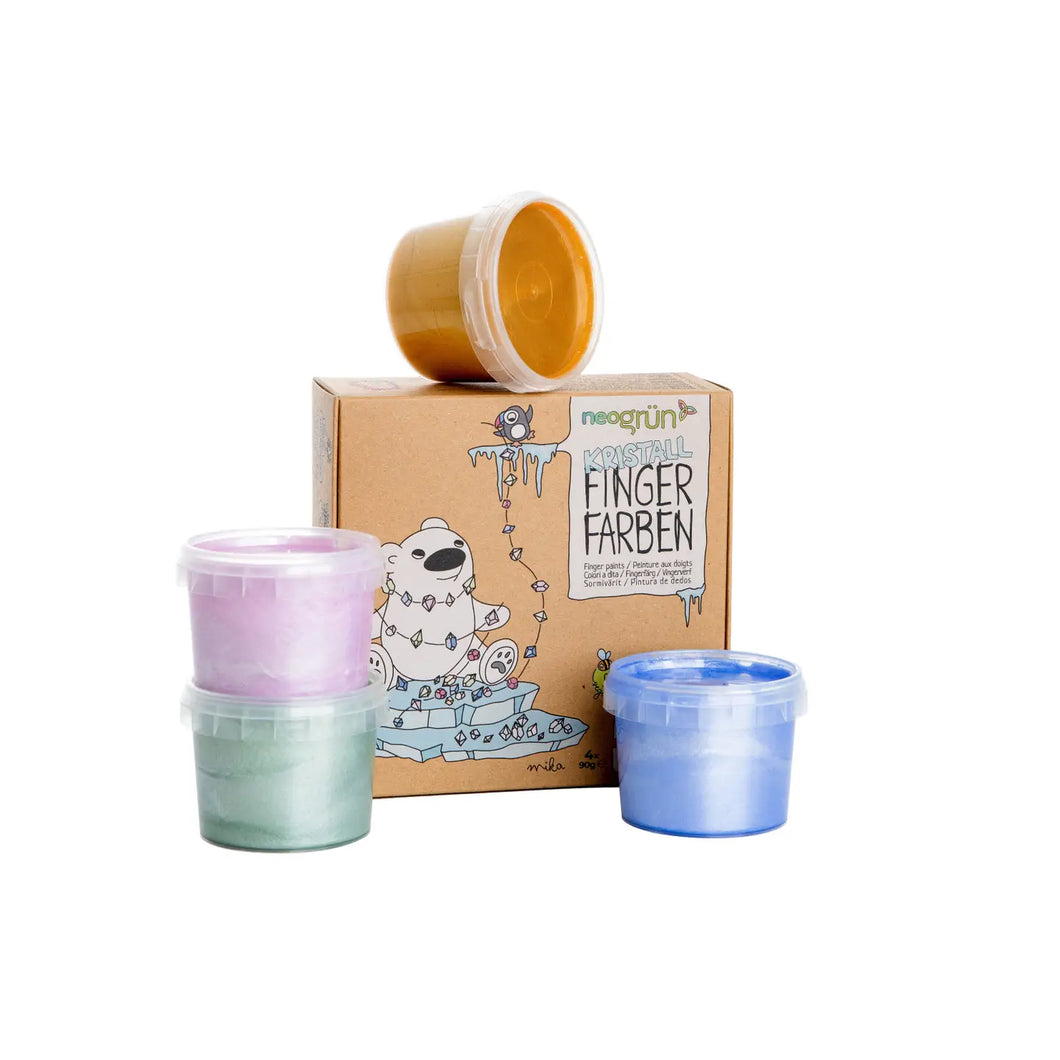 Natural Finger Paints ''Mika'' Sparkle Colours