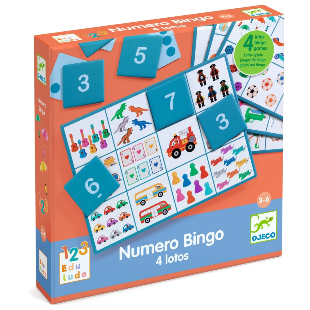 Lernspiel: Zahlen Bingo