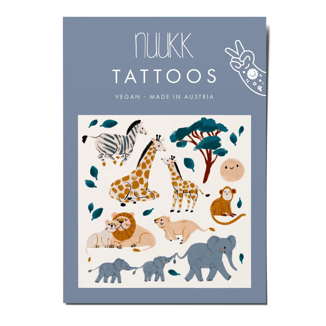 ''Safari'' Organische Temporäre Tattoos