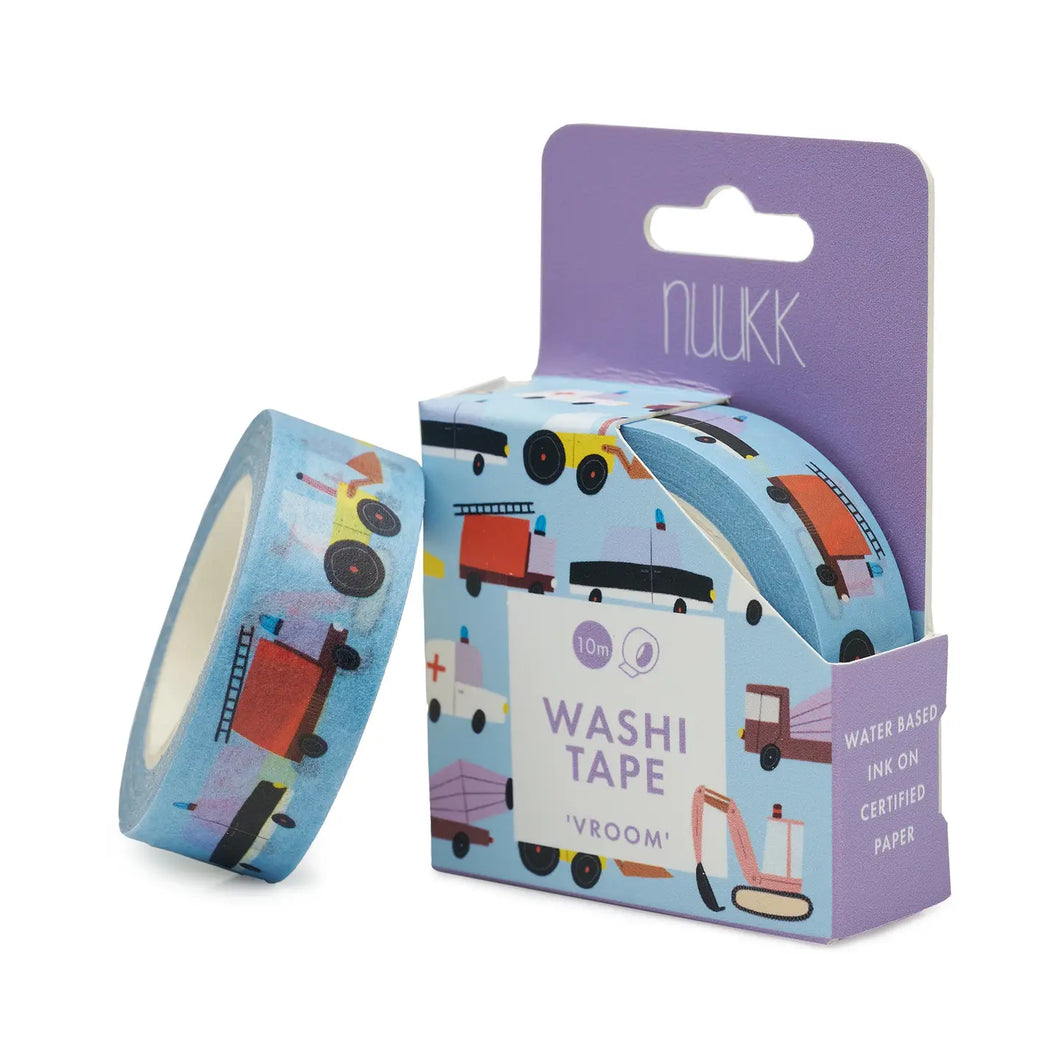 Nuukk Washi Tape, Cars
