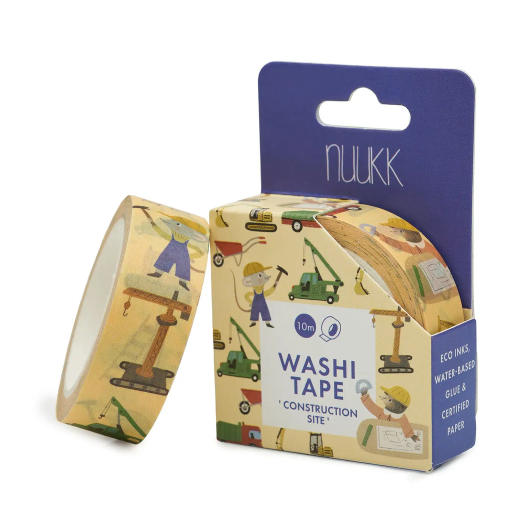 Nuukk Washi Tape, Construction Site