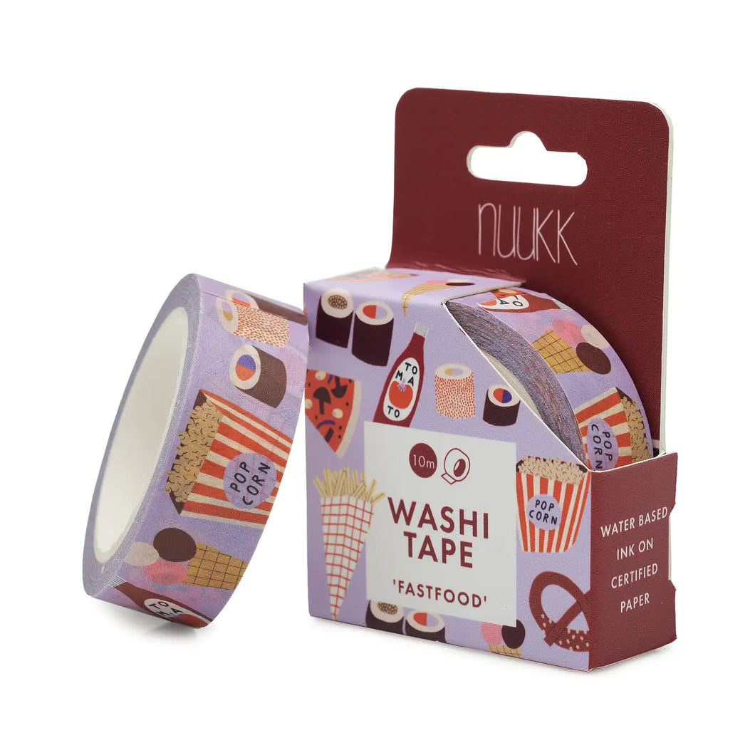 Nuukk Washi Tape, Fastfood