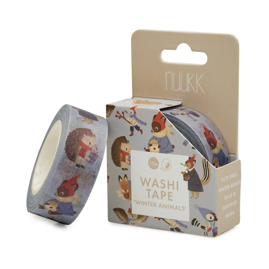 Nuukk Washi Tape, Winter Animals