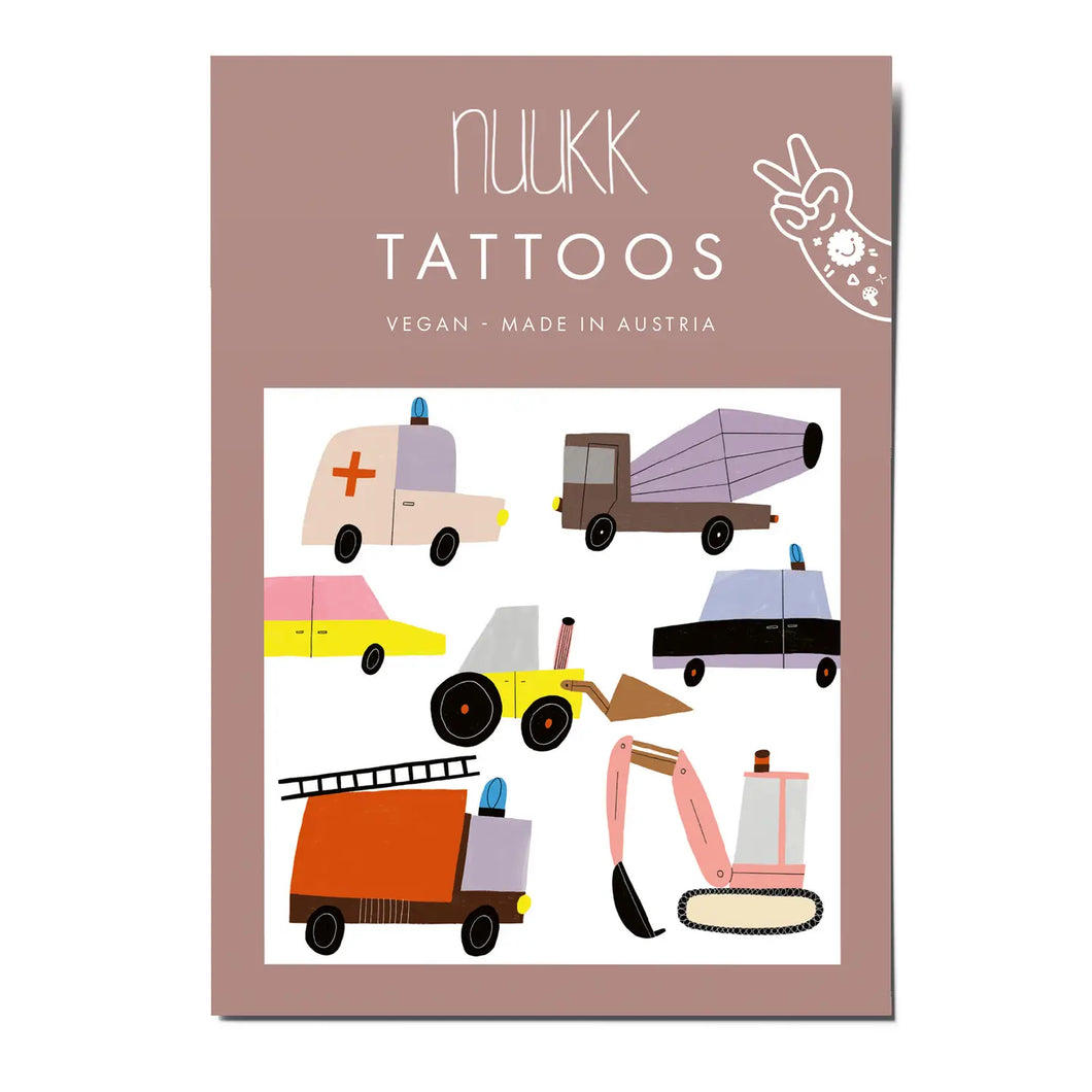 ''Vehicles'' Organic Temporary Tattoos