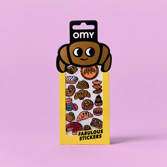 Fabelhaftes Sticker-Set, Ikonische Croissants