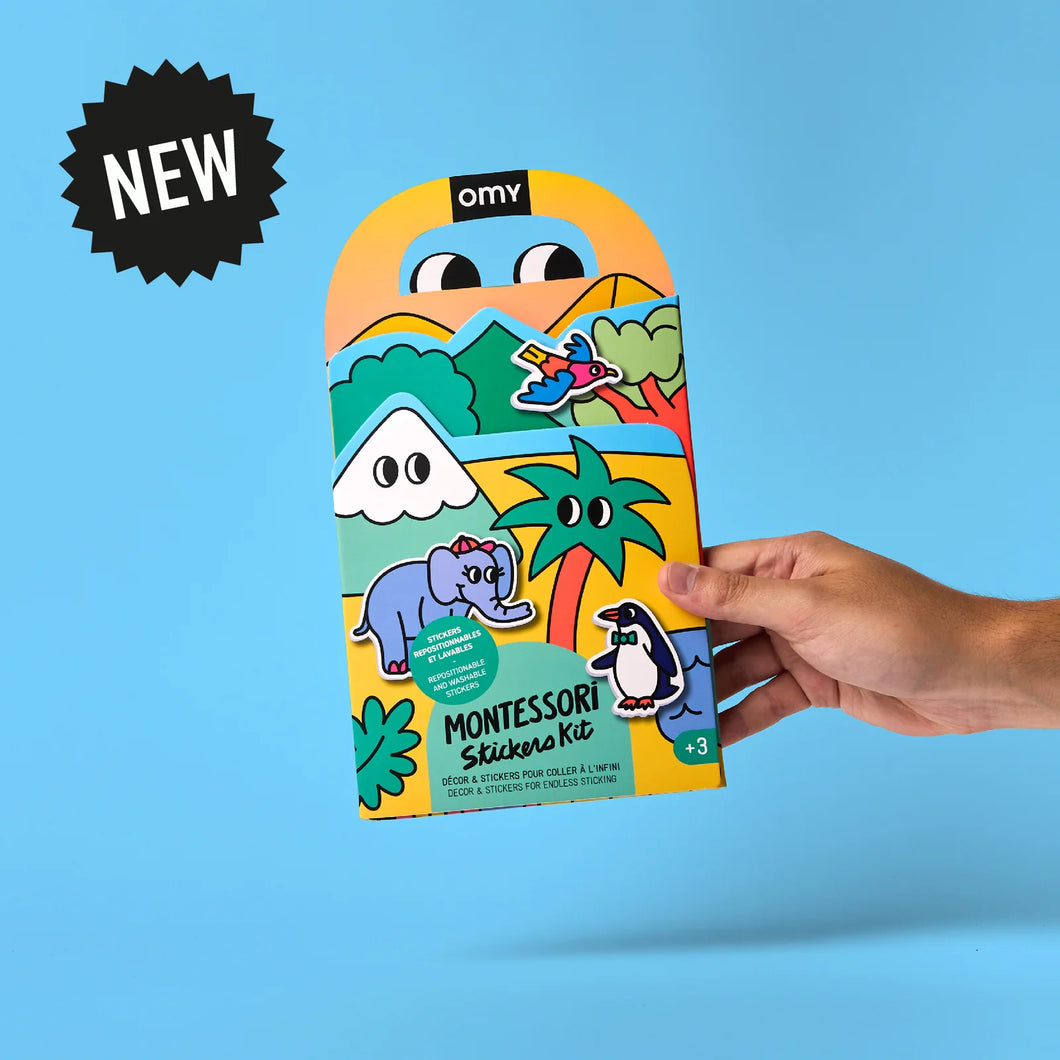 Montessori Stickers Set, Animals