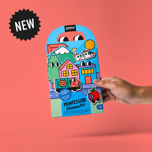 Montessori Stickers Set ''Vroom Vroom''