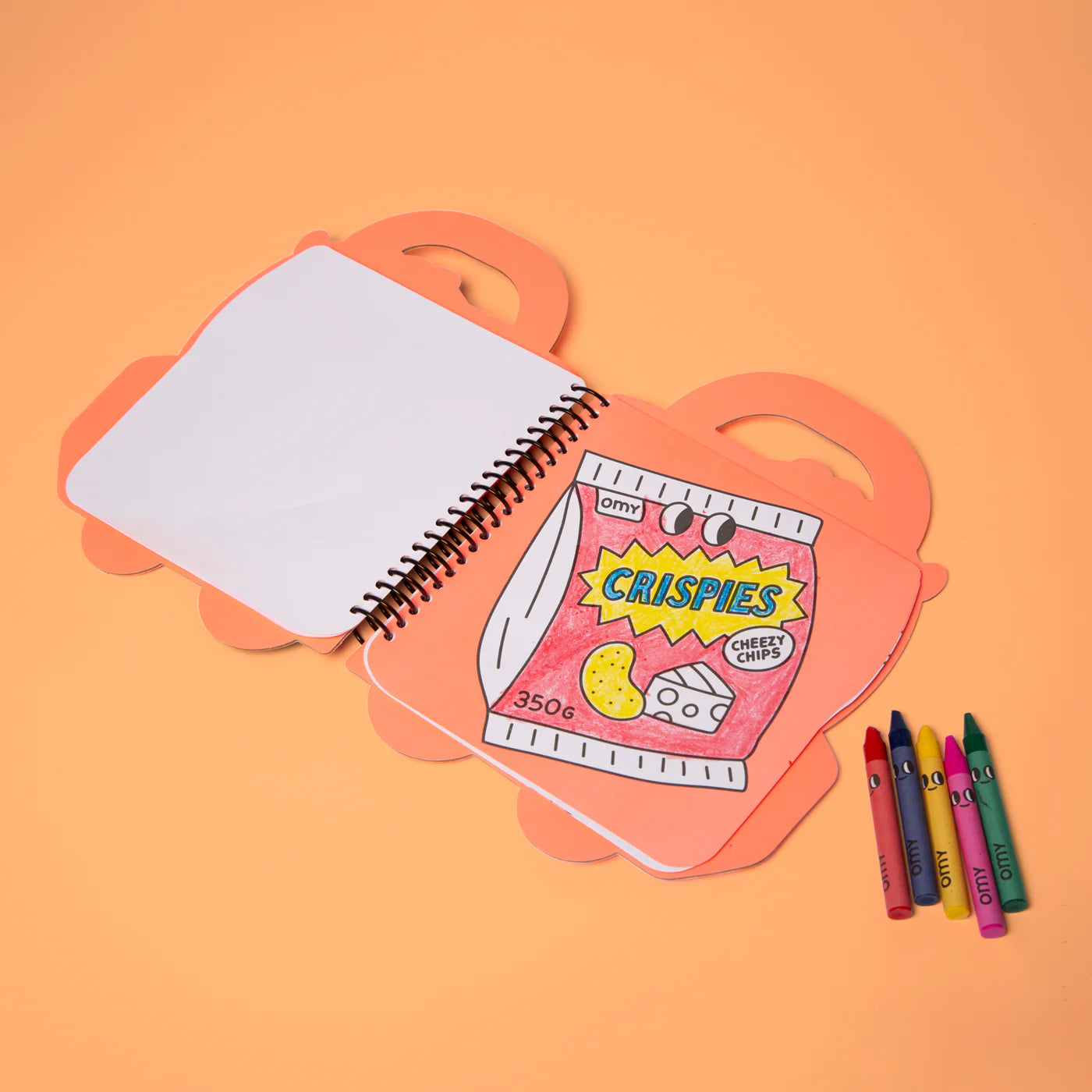 OMY Colouring & Stickers Book, Yummy