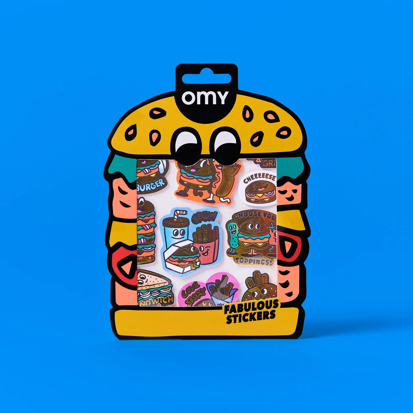 Große fabelhafte Sticker, Burger