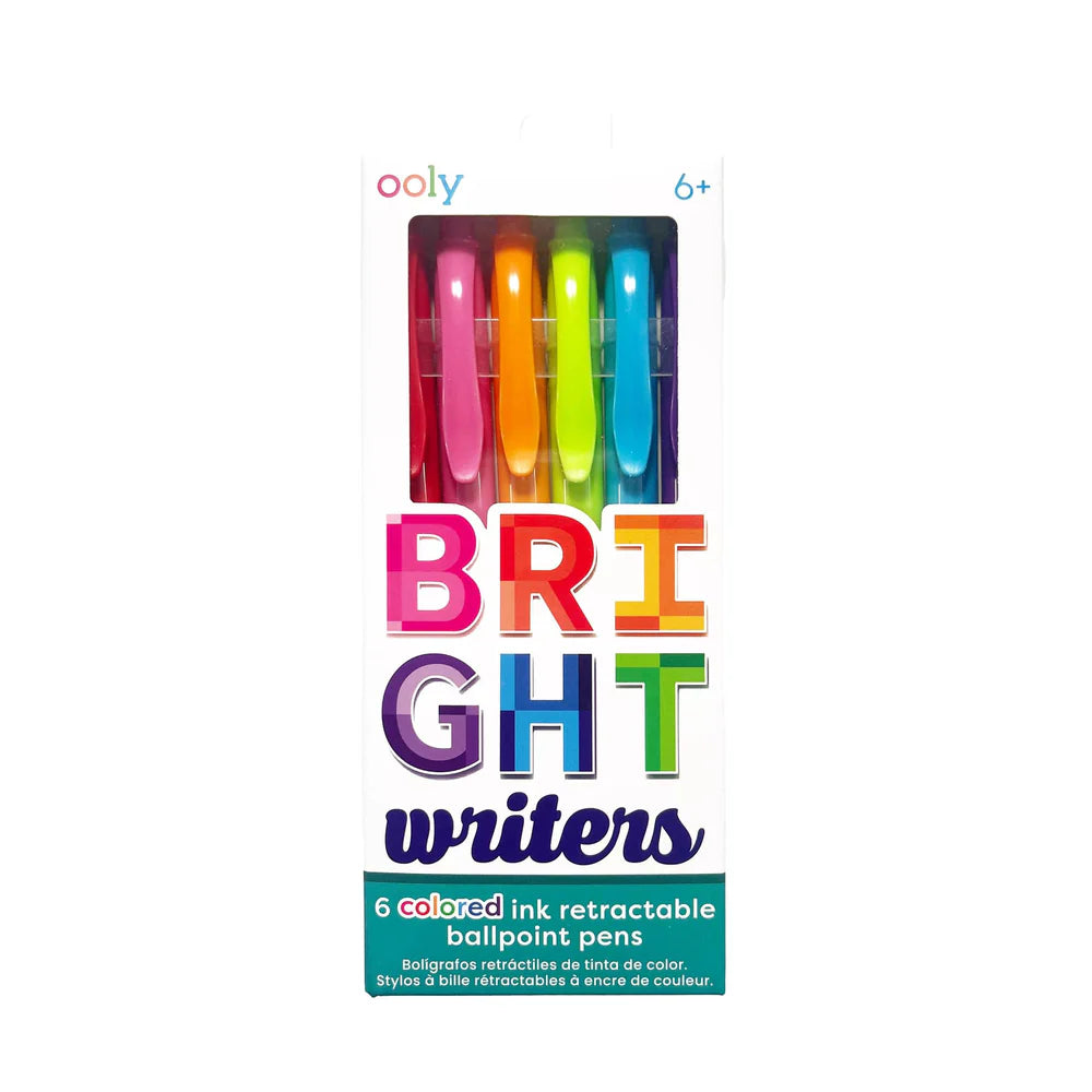 Retractable Ballpoint Pens ''Bright Writers''