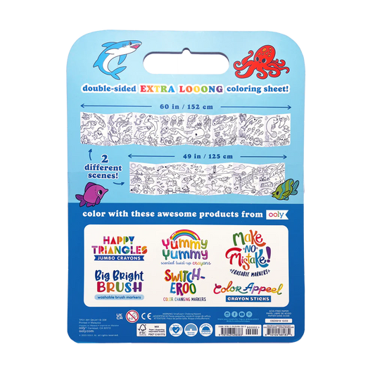 Malbuch „Color-a-looong“ Ocean Adventure