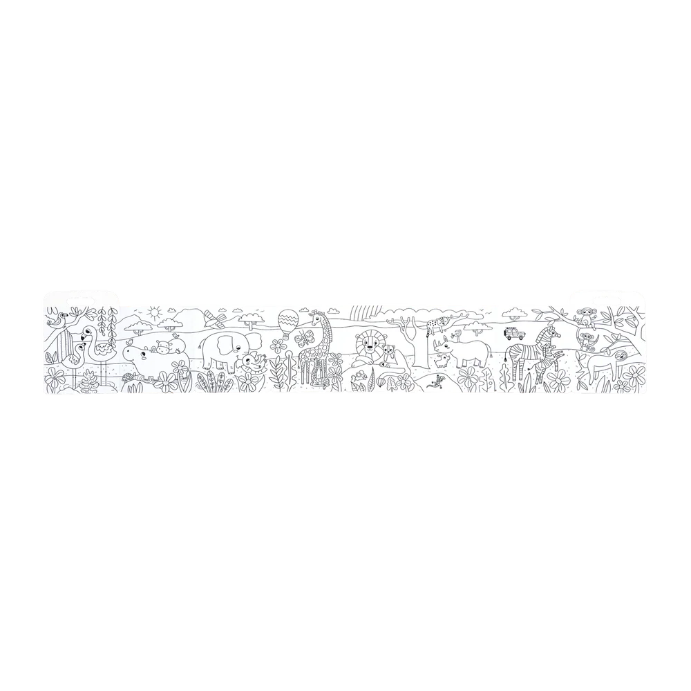 Colour-in Book ''Color-a-looong'' Safari Family