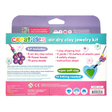 Lade das Bild in den Galerie-Viewer, Air Dry Clay Jewellery Kit &#39;&#39;Blissful Blooms&#39;&#39;
