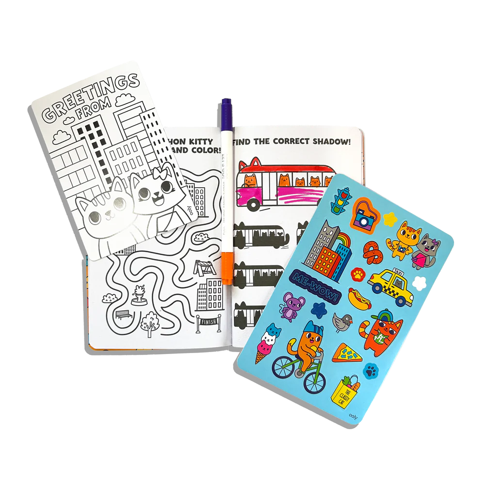 Activity & Colouring Kit, Kitty in the City