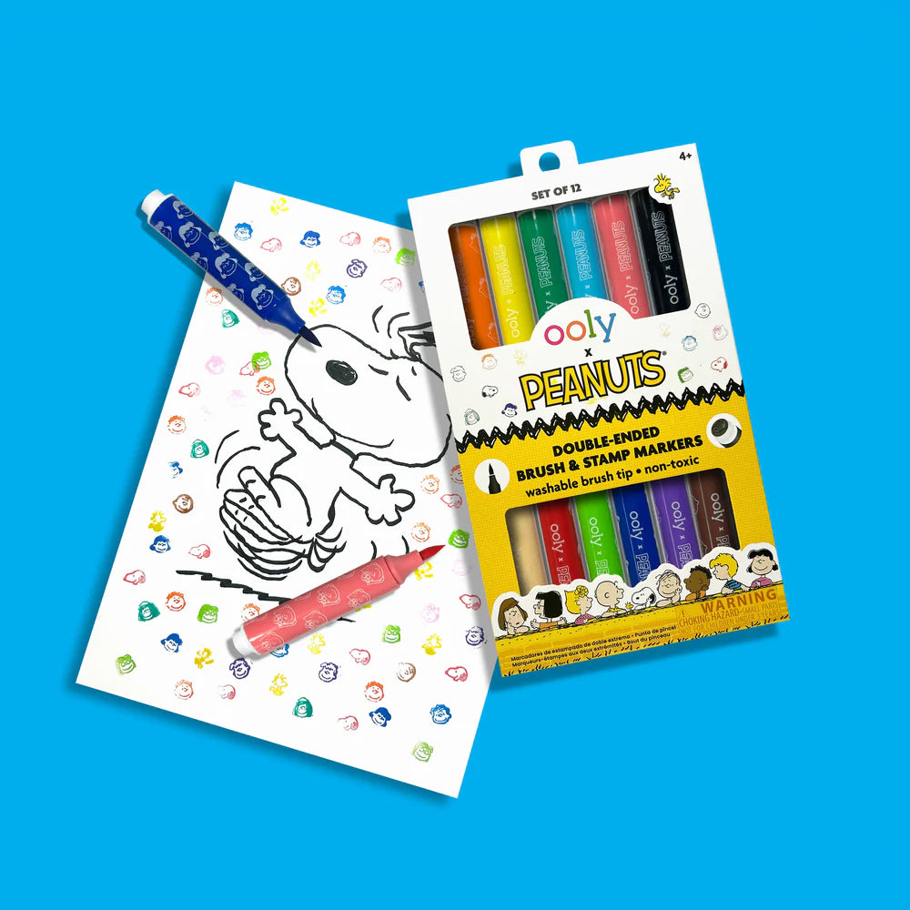 Snoopy / Peanuts doppelseitige Stempelmarker