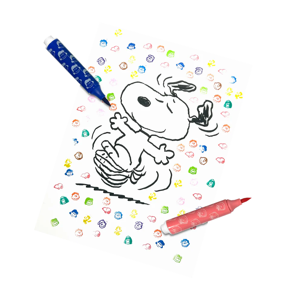 Snoopy / Peanuts doppelseitige Stempelmarker