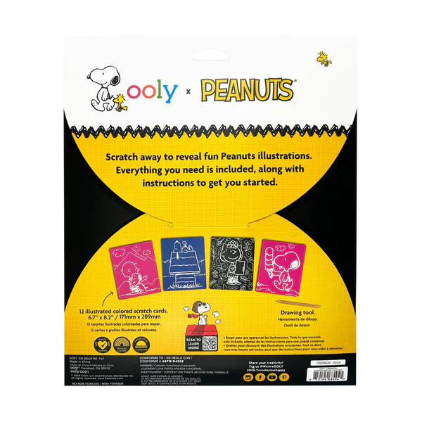Peanuts Snoopy Kratzkunst-Set