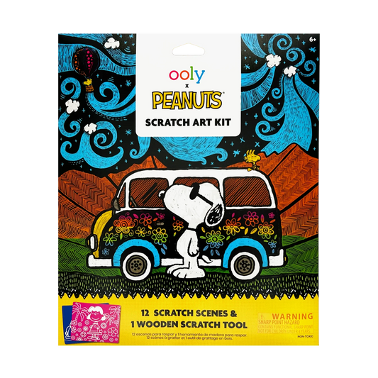 Peanuts Snoopy Kratzkunst-Set