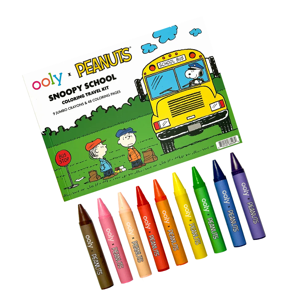 Erdnüsse Snoopy Schul-Malset für unterwegs
