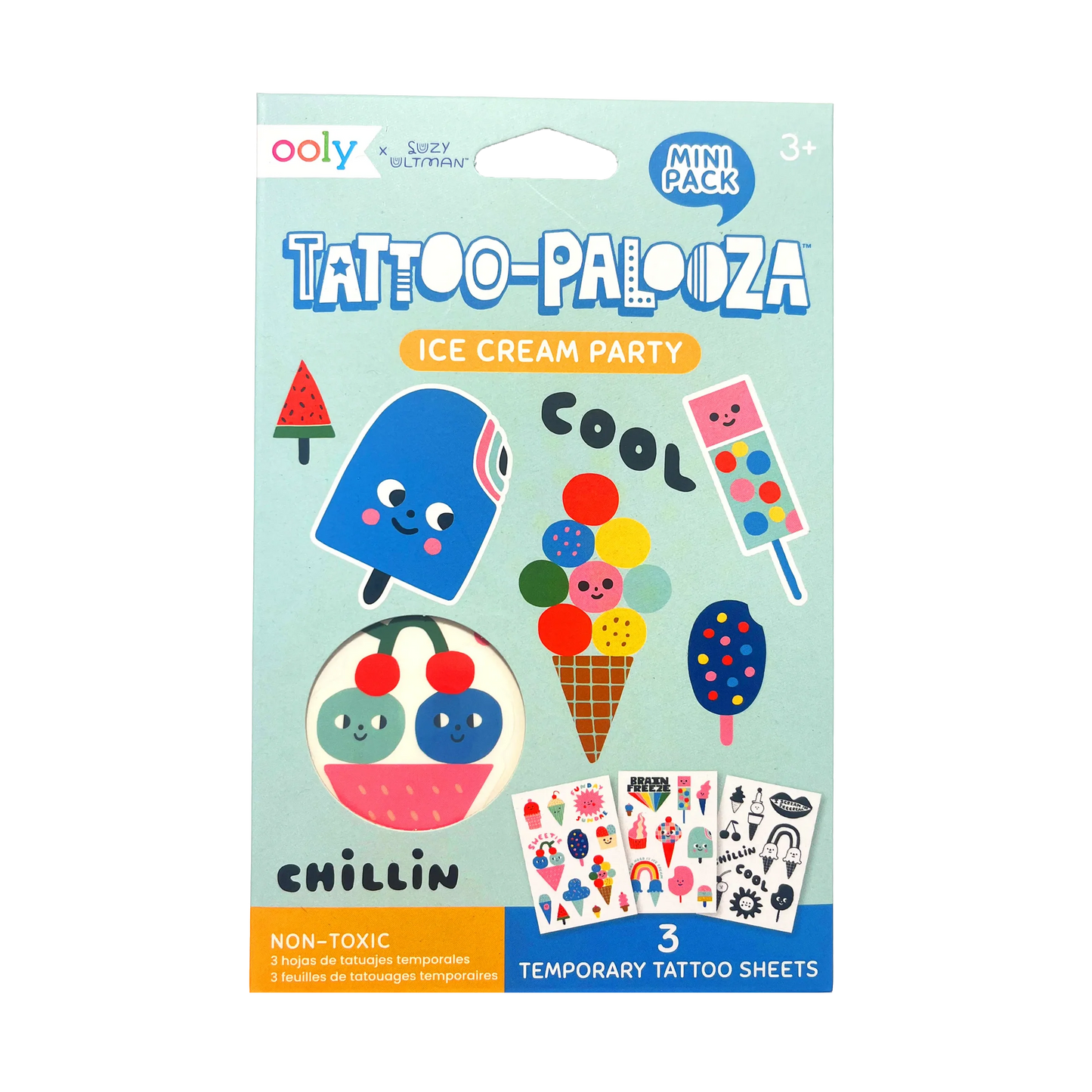 Temporary Tattoos ''Ice Cream Party''