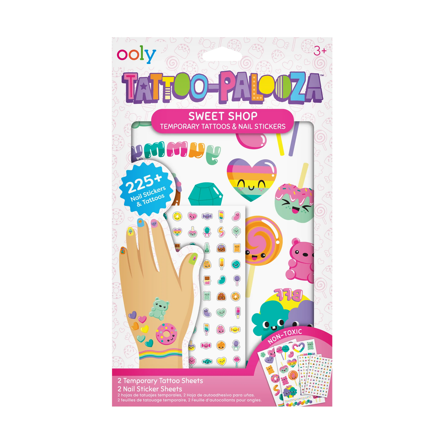 Temporary Tattoos & Nail Stickers ''Sweet Shop''