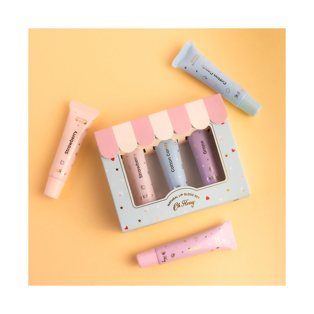 Oh Flossy Natural Lipgloss-Set