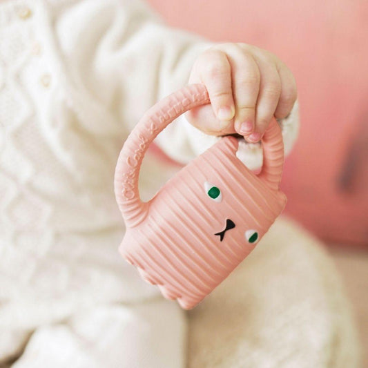 Baby-Beißring „Ginge die Katze“